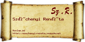 Széchenyi Renáta névjegykártya